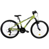 Juniorský bicykel DHS Teranna 2423 24&quot; 7.0 Green - 12&quot; (125-145 cm)
