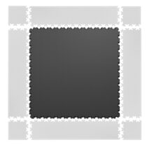 Puzzle záťažová podložka inSPORTline Simple tmavo šedá