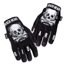 Moto rukavice W-TEC Black Heart Web Skull čierna - S
