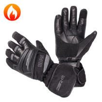 Vyhrievané rukavice W-TEC HEATston čierno-šedá - XS