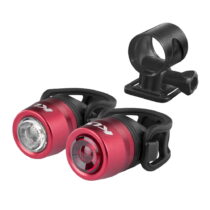 Súprava osvetlenia na bicykel Kellys IO USB Set Red