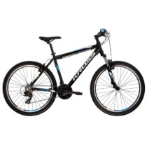 Horský bicykel Kross Hexagon 1.0 26&quot; - model 2022 čierna/biela/modrá - XS (14&quot;, 14...