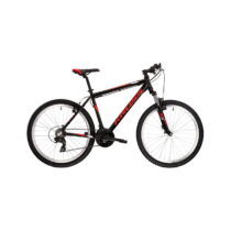 Horský bicykel Kross Hexagon 26&quot; - model 2022 čierna/červená/šedá - M (19&quot;, 168-17...