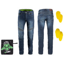 Pánske moto jeansy W-TEC Oliver modrá - S