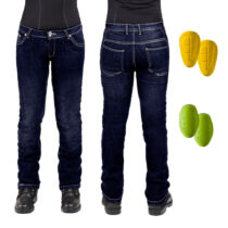 Dámske moto jeansy W-TEC C-2011 modré modrá - 35