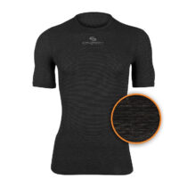 Unisex termo tričko Brubeck s krátkym rukávom Graphite - S