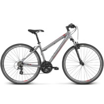 Bicykel Kross Evado 2.0 D 28&quot; - model 2022 strieborná/červená - M (17&quot;, 158-170 cm...