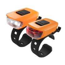 Sada osvetlenia na bicykel Kellys Vega USB Orange